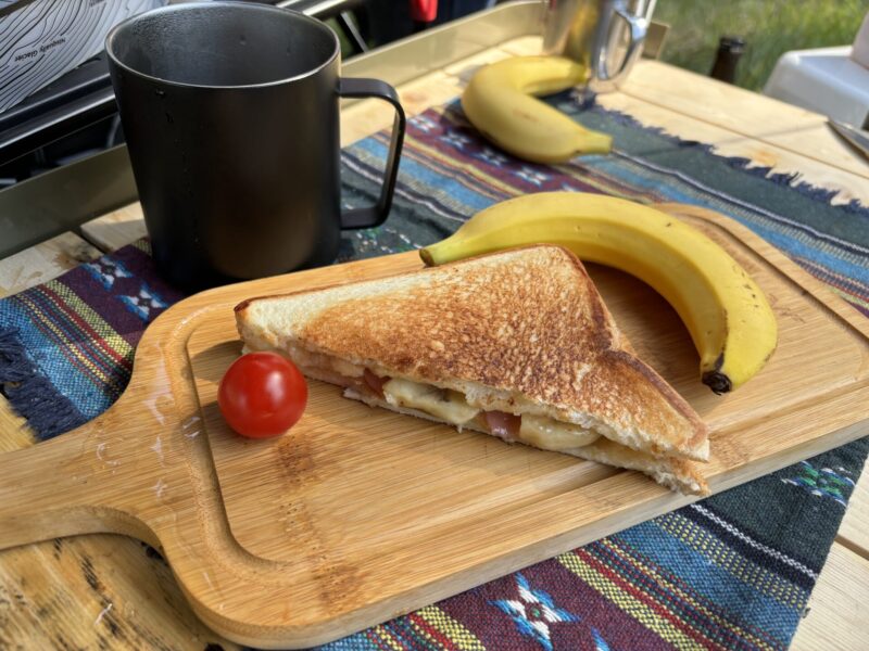 ホットサンド キャンプ